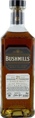 Bushmills 21yo Rare Irish Whisky Oloroso Sherry + Bourbon + Madeira 40% 700ml