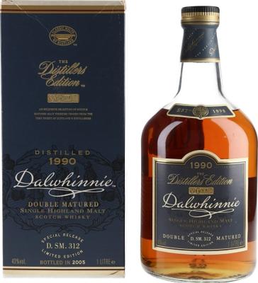 Dalwhinnie 1990 The Distillers Edition Double Matured in Oloroso Sherry Wood 43% 1000ml