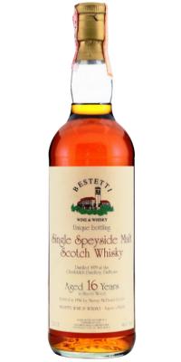 Glenfiddich 1979 MM Sherry Wood Bestetti Wine & Whisky 46% 700ml
