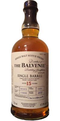 Balvenie 15yo Single Barrel Traditional Oak Cask 47.8% 750ml