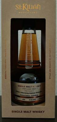 St. Kilian 2017 Limited Edition Erdreifung Tokajer-Eiche 880 + 881 50ster Geburtstag Andreas Thummler 45% 500ml