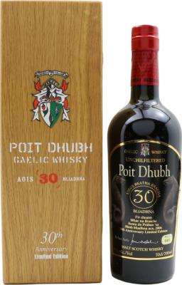 Poit Dhubh 30yo PNL 30th Anniversary Edition 43% 700ml