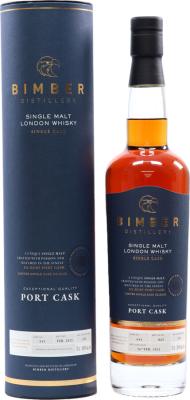 Bimber Single Malt London Whisky Single Cask No.43 ex-Ruby Port cask 58.4% 700ml