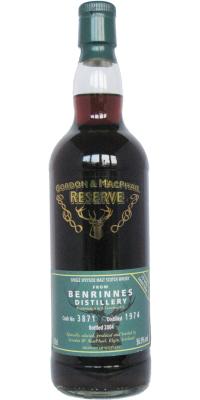 Benrinnes 1974 GM Reserve #3871 56.9% 700ml