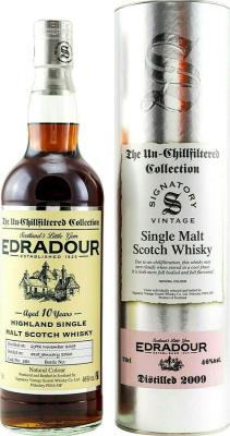 Edradour 2009 SV The Un-Chillfiltered Collection Sherry Cask #381 46% 700ml