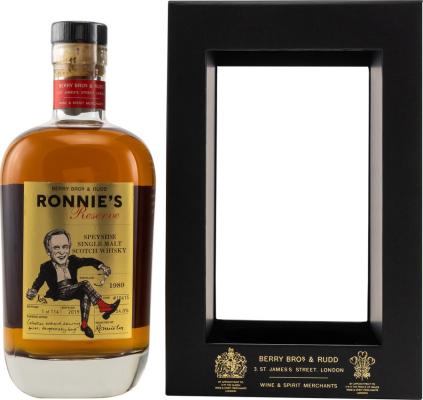 Ronnie's Reserve 1989 BR Speyside Single Malt Refill Bourbon Barrel #10415 54% 700ml