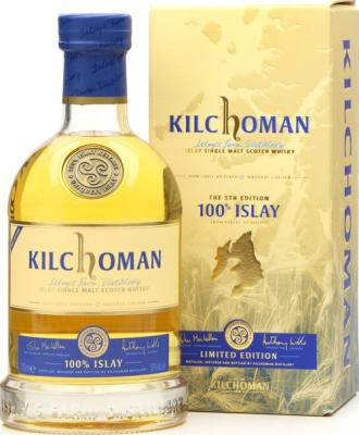 Kilchoman 100% Islay The 5th Edition Bourbon Cask 50% 700ml