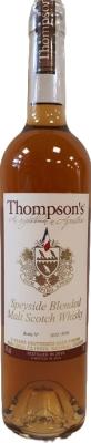 Thompson's 2010 Tho Speyside Blended Malt Scotch Whisky 2yo Sauternes Cask Finish 43% 700ml