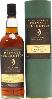 Kinclaith 1963 GM Private Collection Refill Sherry Hogshead #100572 40% 700ml