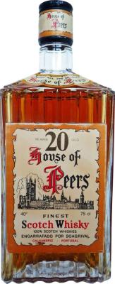 House of Peers 20yo Finest Scotch Whisky bottled for Soagrival Calhandriz Portugal 40% 750ml