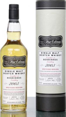 Benrinnes 2003 ED The 1st Editions Refill Hogshead HL 13009 46% 700ml