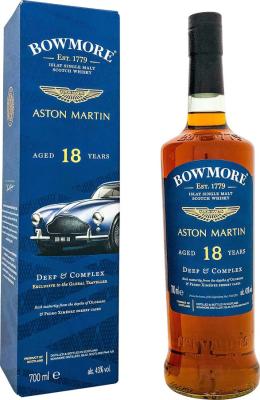 Bowmore 18yo Deep & Complex Aston Martin Edition Global Travel Retail 43% 700ml