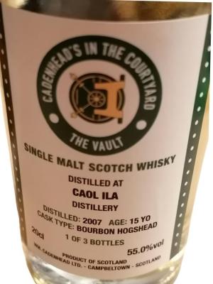 Caol Ila 2007 CA Cadenhead in The Courtyard 2023 55% 200ml