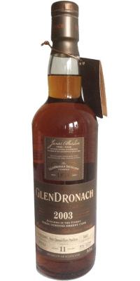 Glendronach 2003 Single Cask Pedro Ximenez Sherry Puncheon Finish 5697 Taiwan Exclusive 54.6% 700ml