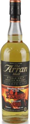 Arran 2008 Private Cask Peated Bourbon Barrel #1129 57.7% 700ml