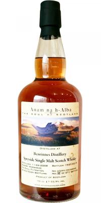 Benrinnes 2008 ANHA The Soul of Scotland Sherry Hogshead 55.9% 700ml