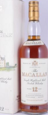 Macallan 12yo Sherry Wood Jumac GmbH Bonn 43% 750ml