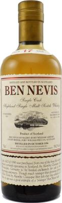 Ben Nevis 1996 17yo Bourbon Cask #1420 Alambic Classique 50.2% 700ml