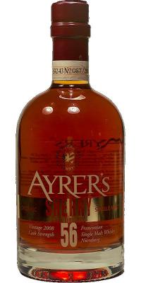 Ayrer's 2008 Ayrer's Red 56 Ex-Sherry Quatercask finish AS 42 + 43 56.4% 700ml