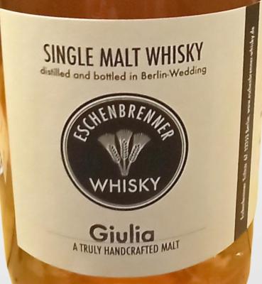 Eschenbrenner Whisky 2016 Giulia 228 French Oak Pinot Noir 48.1% 1000ml