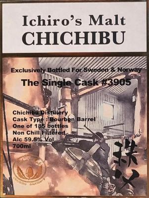 Chichibu 2014 The Single Cask Bourbon Barrel Sweden & Norway 59.5% 700ml