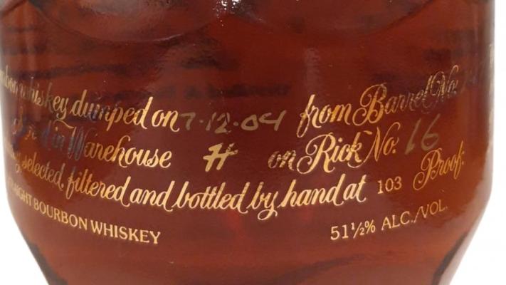 Blanton's Single Barrel Gold Edition #4 Charred American White Oak Barrel 274 51.5% 700ml