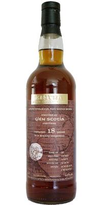 Glen Scotia 1992 KiW Single Cask Collection Sherry Hogshead #141 52.6% 700ml