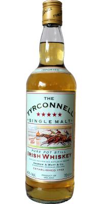 Tyrconnell Single Malt Irish Whisky 5 stars golden screw cap 40% 700ml