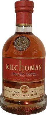 Kilchoman 2011 Single Cask Release Pedro Ximenez Sherry Finish 454/2011 Bresser & Timmer NL 55.8% 700ml