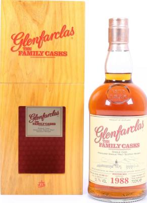 Glenfarclas 1988 The Family Casks Release W15 Refill Sherry Butt #1512 52.7% 700ml