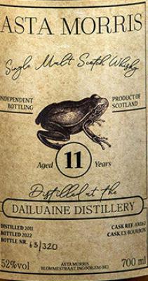 Dailuaine 2011 AM Bourbon 52% 700ml