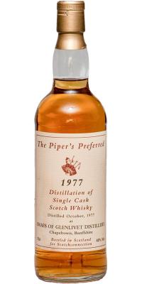 Braes of Glenlivet 1977 ScCo The Piper's Preferred 46% 700ml