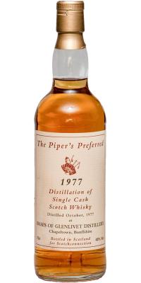 Braes of Glenlivet 1977 ScCo The Piper's Preferred 46% 700ml