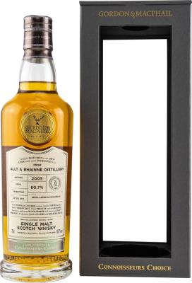 Allt-A-Bhainne 2005 GM Connoisseurs Choice Cask Strength Refill American Hogshead #16600702 60.7% 700ml