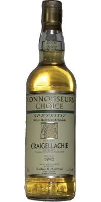 Craigellachie 1990 GM Connoisseurs Choice Refill Bourbon Barrels 43% 700ml