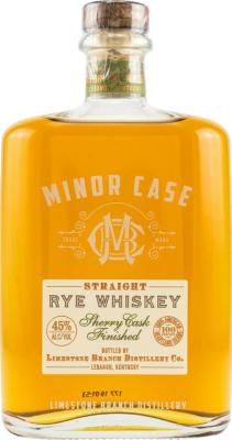 Minor Case Straight Rye Whisky Sherry Cask Finished 45% 700ml