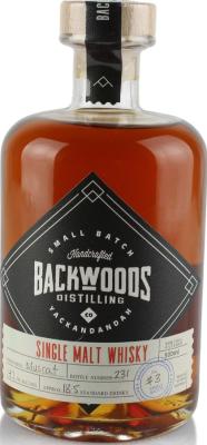 Backwoods Distilling Single Malt Whisky Muscat Batch 3 47% 500ml