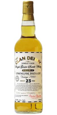 Strathclyde 1988 HH The Clan Denny Bourbon Barrel 54.9% 700ml