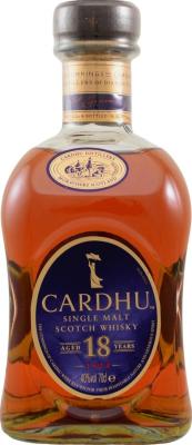 Cardhu 18yo The Cummings of Cardhu Bourbon & Sherry 40% 700ml