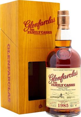 Glenfarclas 1985 The Family Casks Release S22 Refill Sherry Hogshead 41.9% 700ml