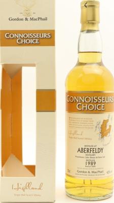 Aberfeldy 1989 GM Connoisseurs Choice Refill Sherry Butt 43% 700ml