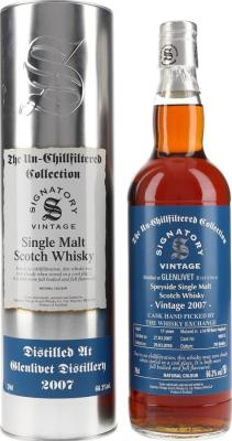 Glenlivet 2007 SV The Un-Chillfiltered Collection First Fill Sherry Hogshead #900135 66.2% 700ml