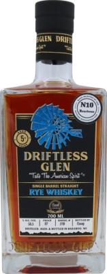 Driftless Glen 5yo Single Barrel Straight Rye Whisky N10 58.5% 700ml