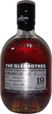 Glenrothes 1999 Single Cask #1435 Taiwan Duty Free 63% 700ml