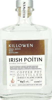 Killowen Irish Poitin Doube Distilled 48% 500ml