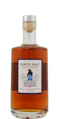 Santis Malt Edition Santis Swiss Highlander Old Oak Beer Casks 40% 500ml