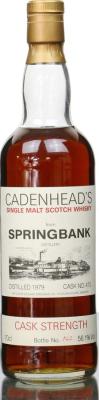 Springbank 1979 CA Distillery Label #470 56.1% 700ml