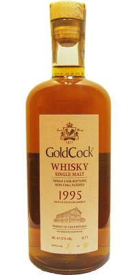 Gold Cock 1995 Single Cask Bottling Czech Oak Barrel 61.5% 700ml