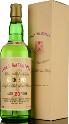 Glen Spey 21yo JM Fine Malt Selection 55.4% 750ml