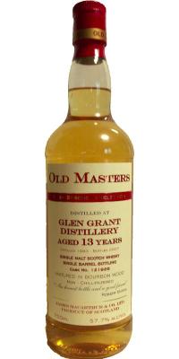 Glen Grant 1993 JM Old Master's Cask Strength Selection Bourbon Wood #121926 57.7% 750ml